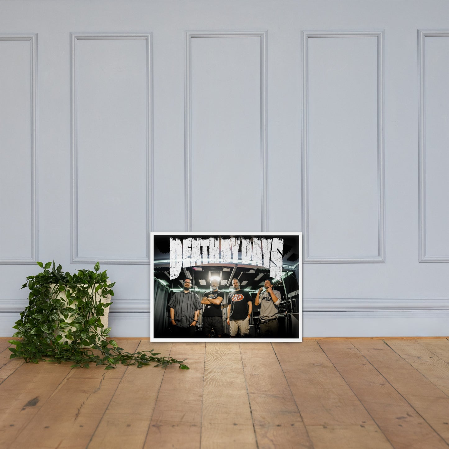 Death By Days Premium Framed Band Photo Matte Paper Poster